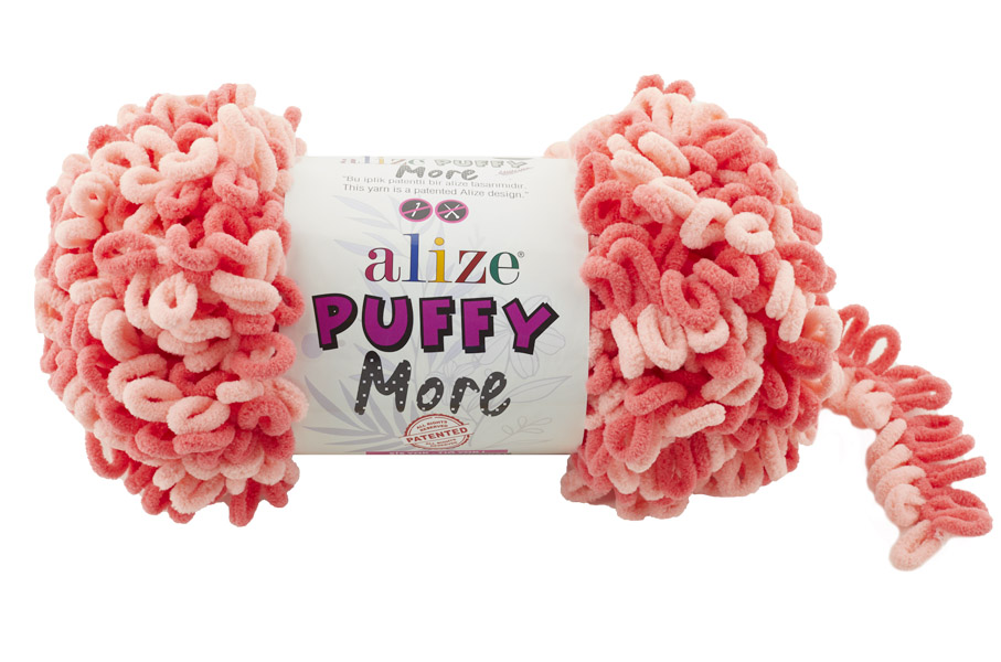 Puffy ПУФФИ More (ALIZE) 6275 коралово-розовый