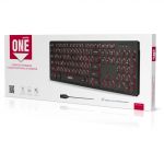 Клавиатура проводная с подсветкой Smartbuy ONE 328 USB черная