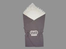 Комплект на выписку 5-KM004-BB корона цвет серый, барби