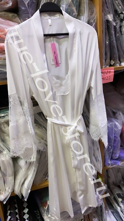 506309- Цена за 2 шт, Ажурная ночная сорочка и халат