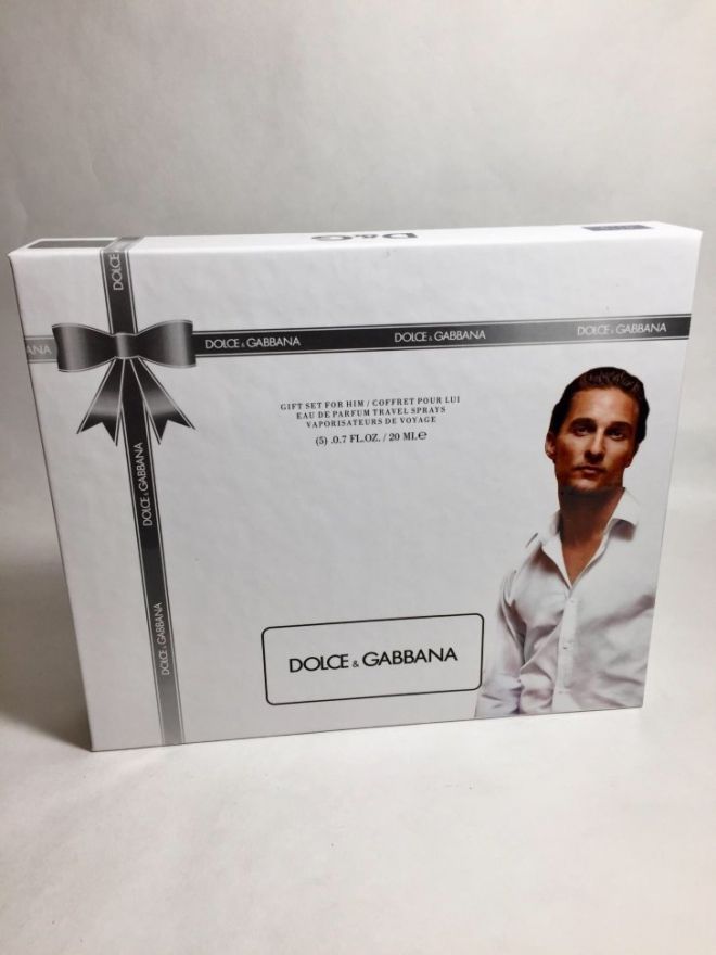 Подарочный набор "DOLCE GABBANA" 5х20 мл (мужской)