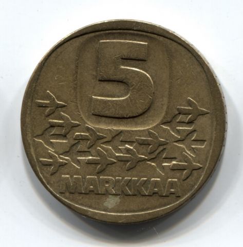 5 марок 1983 Финляндия
