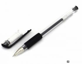 Ручка гелевая, черный, 0,5 мм (арт. tz 118 a)