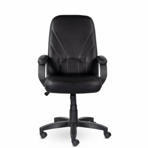 Кресло руководителя Комо В пластик-люкс 727 S-0401 (черный)