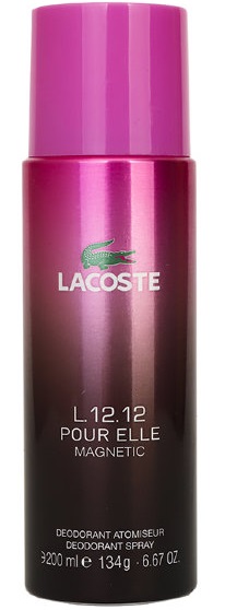 Парфюмированный дезодорант Lacoste L.12.12 Pour Elle Magnetic 200 ml (Для женщин)