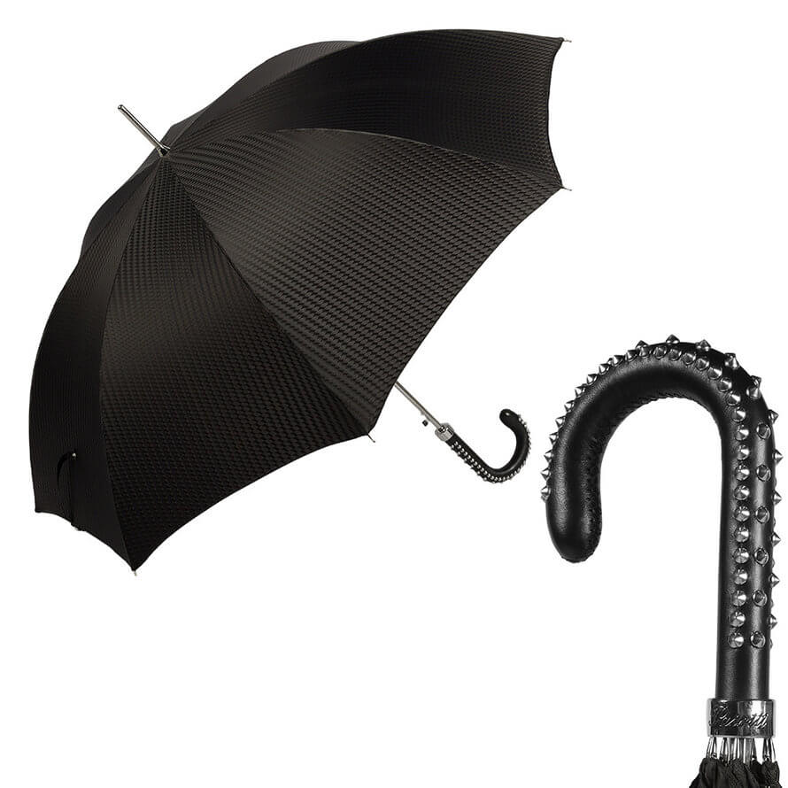 Зонт-трость Pasotti Spina Rombes Black