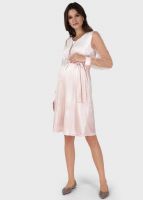 Платье "Новелла" для беременных; цвет: пудровый
