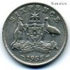 Австралия 6 пенсов 1955