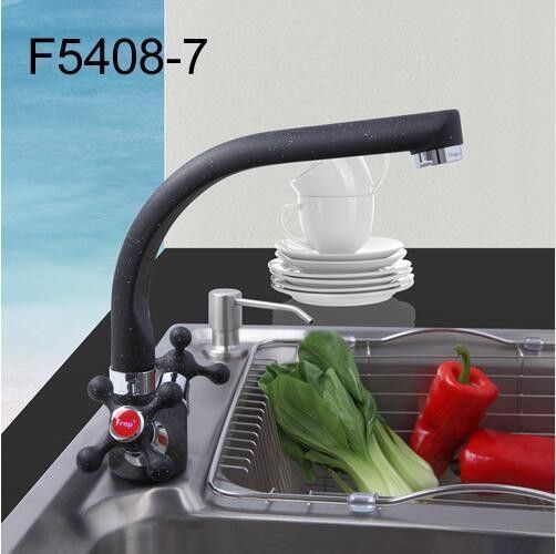 Черный смеситель для кухни Frap H5408 F5408-7