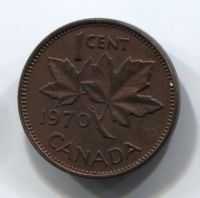 1 цент 1970 Канада