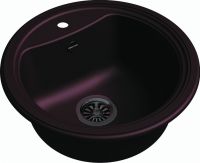 Кварцевая мойка Ewigstein Antik R50 Шоколад
