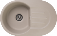 Мраморная мойка для кухни GranFest Smart SM685L Песочный