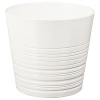 MUSKOT МУСКОТ, Кашпо, белый, 24 см - 703.781.93