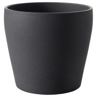 PERSILLADE ПЕРСИЛЛАДЕ, Кашпо, темно-серый, 19 см - 804.509.99