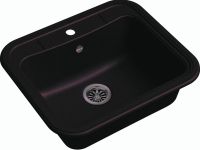 Кварцевая мойка Ewigstein Antik 60 Шоколад