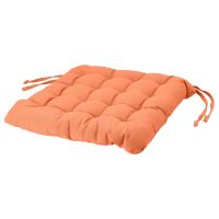 VIPPART ВИППЭРТ, Подушка на стул, оранжевый, 38x38x6.5 см - 104.869.30