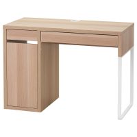 MICKE МИККЕ, Письменный стол, под беленый дуб, 105x50 см - 604.889.03