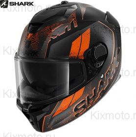 Шлем Shark Spartan GT Ryser,  Черно- оранжевый