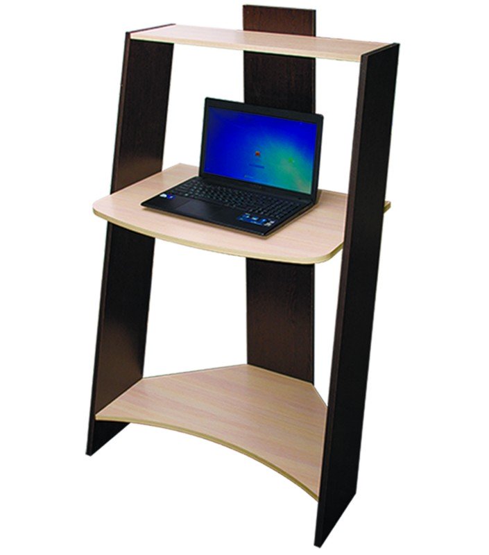 Стол компьютерный КЛ №1.1 венге/дуб молочный