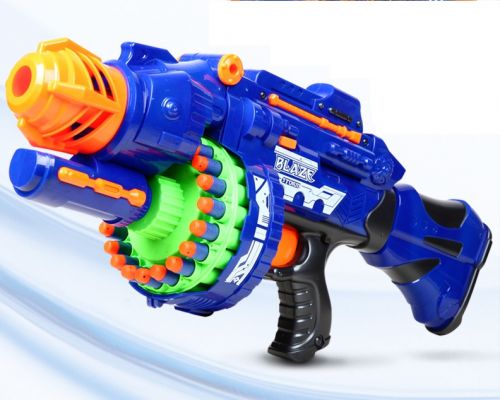 Бластер электрический с мягкими пулями и прицелом blaster electric soft bullet gun SB400