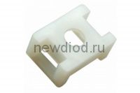 Площадка для крепления стяжки REXANT (ПС-2) 22x16 мм, белая, упаковка 100 шт.