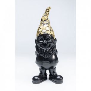 Статуэтка Gnome, коллекция "Гном" 10*30*12, Полирезин, Черный