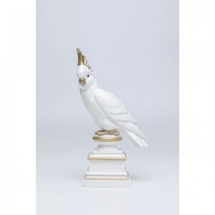 Статуэтка Parrot, коллекция "Попугай" 22*37*15, Полирезин, Белый