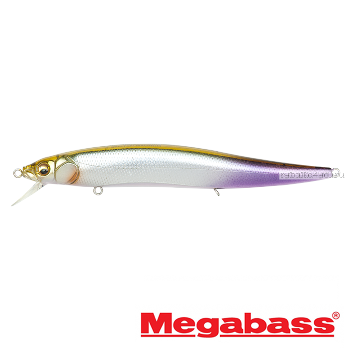 Воблер Megabass Vision Oneten Magnum F 130 мм / 17,7 гр / Заглубление: 0,5 - 1,2 м / цвет: Wagin Galaxy Wakasagi