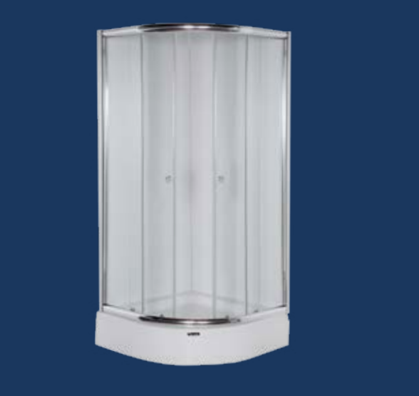 STYLO | Kompakt Sistem - Oval Duş Kabina | 120x120 (sm) | Lux Troyler serisi