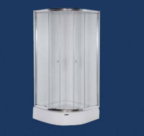 STYLO | Kompakt Sistem - Oval Duş Kabina | 120x120 (sm) | Lux Troyler serisi