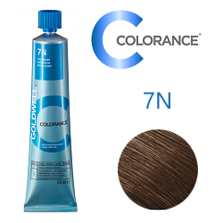 Goldwell Colorance 7N - Тонирующая крем-краска Русый 60 мл