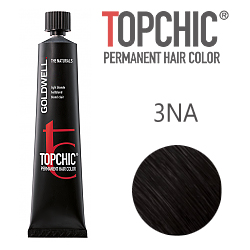 Goldwell Topchic 3NA - Стойкая краска для волос - Темно-коричневый пепельный 60 мл.