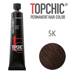 Goldwell Topchic 5K - Стойкая краска для волос - Медный темный русый 60 мл.