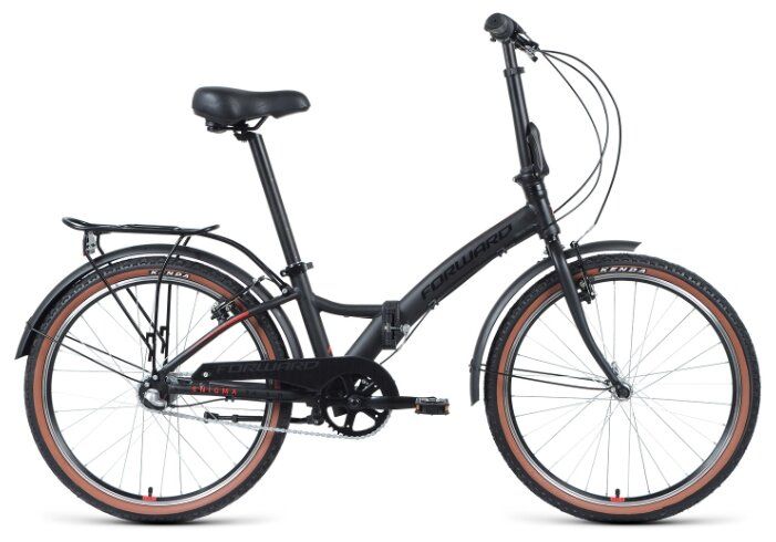 Велосипед FORWARD ENIGMA Чёрный матовый/красный (1BKW1C443002)