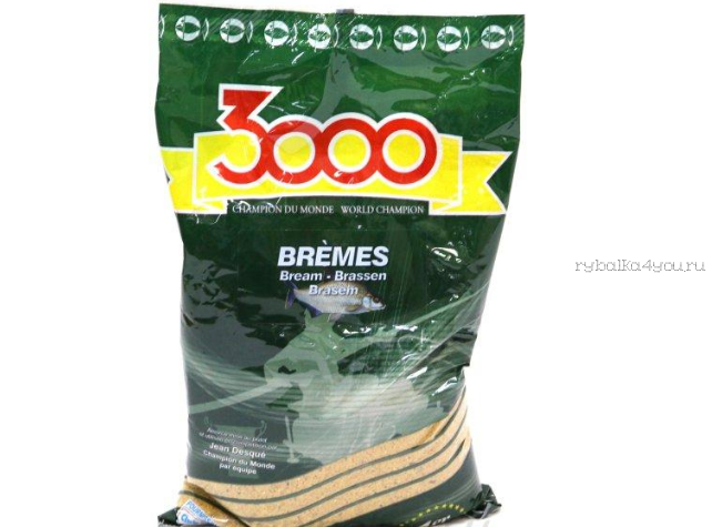 Прикормка Sensas 3000 Bremes 1 кг (Лещ)