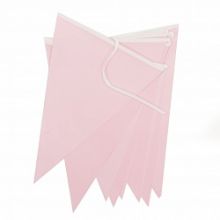 Гирлянда Флажки, Розовый, 28*300 см, 1 шт.