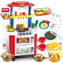 758A Детская кухня Happy Little Chef (свет, звук), 33 предмета с водой, высота 83 см.