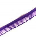 Резинка декоративная с рюшем из органзы PEGA 14 мм разные цвета от 1 метра 844158840.7657 фиолетовый