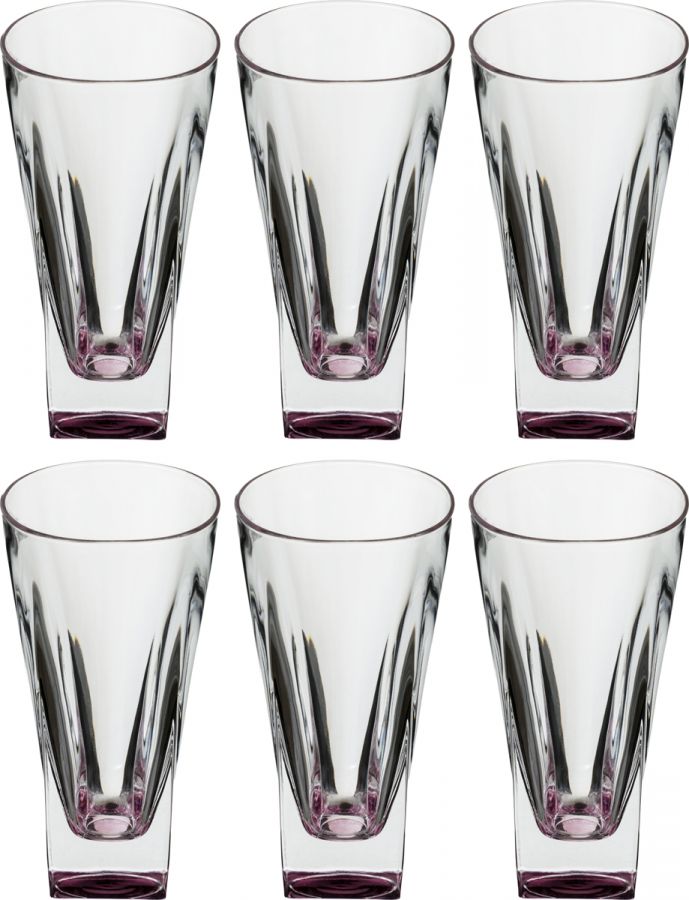 Набор стаканов "Фьюжн мирто" 380 мл., h=16 см., 6 шт.