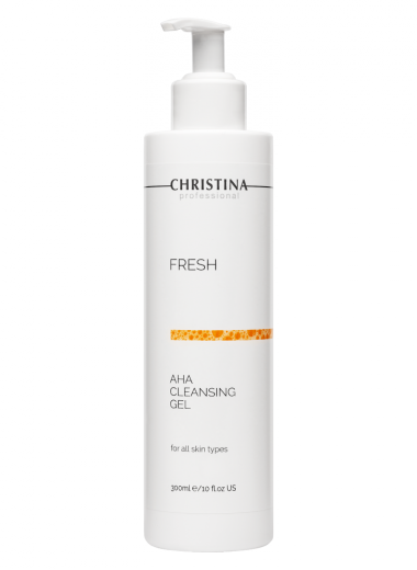 Очищающий гель c фруктовыми кислотами pH 2,6-3,6 для всех типов кожи лица Christina (Кристина) 300 мл