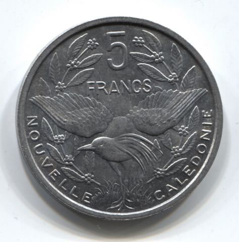 5 франков 1952 Новая Каледония UNC