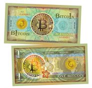 One BITCON (1 Биткоин). Памятная банкнота. UNC Oz ЯМ