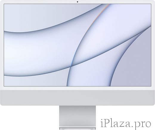 Apple iMac 24" Retina 4,5K, M1 (8C CPU, 7C GPU), 8 ГБ, 256 ГБ SSD, серебристый, MGTF3RU/A