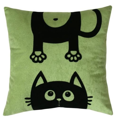 Подушка декоративная Озорной кот, 35x35