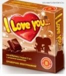 ПРЕЗЕРВАТИВЫ "I LOVE YOU" № 3 с ароматом шоколада