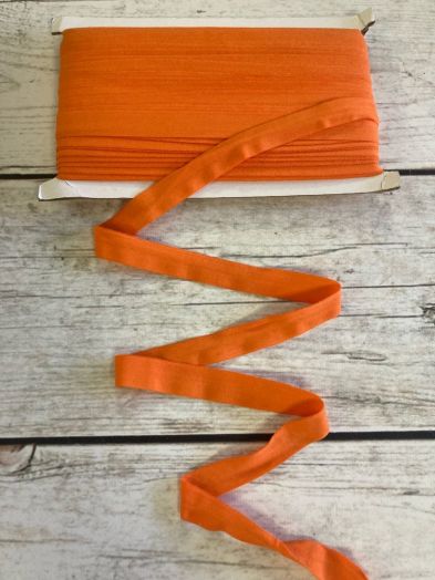 окантовочная резинка-бейка оранж матовая