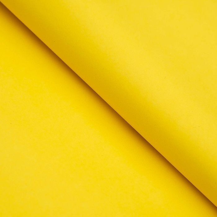 Бумага цветная, Тишью (шёлковая), 510 х 760 мм, Sadipal, 1 лист, 17 г/м2, жёлтый, упак 25 лист