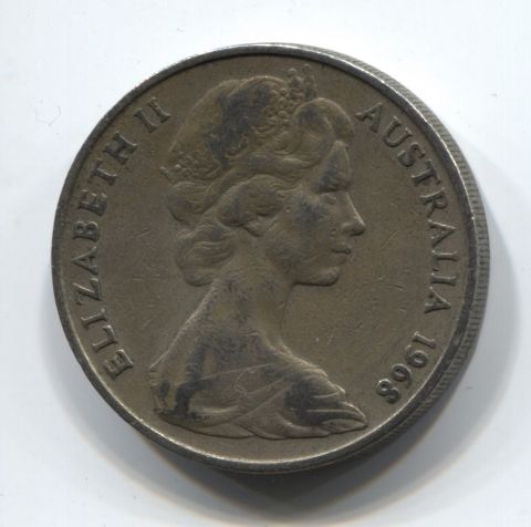 20 центов 1968 Австралия
