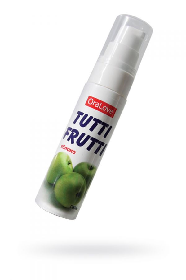 Съедобная гель-смазка TUTTI-FRUTTI для орального секса, со вкусом яблока 30 г