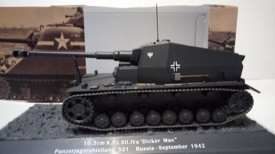 Немецкая САУ 105 mm K.Pz.S.fl.IVa Dicker Max  в масштабе 1/43